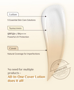OBgE Natural Cover Lotion SPF50+ PA++++ 50g