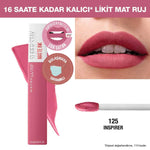Maybelline New York Super Stay Matte Ink Liquid Lipstick - Long-Lasting, Smudge-Proof, 16 Hours of Wear