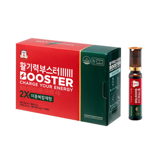 [Jung Kwan Jang] Hwal Gi Ruk Korean Red Ginseng Vital Tonic Liquid (20mL*14 bottles/Tablets400mg*14 tablets)