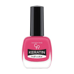 Golden Rose Keratin Nail Polish - Long Lasting Nail Color with Nourishing Keratin Formula