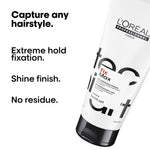 Loreal Professionnel Paris Tecni Art Fix Max Strong Hold Hair Styling Gel 200ml - Long-Lasting, Professional Quality