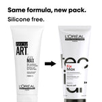 Loreal Professionnel Paris Tecni Art Fix Max Strong Hold Hair Styling Gel 200ml - Long-Lasting, Professional Quality