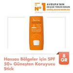 Avene Sensitive Skin SPF50 Sunscreen Stick - Protects Sensitive Areas, Moisturizing, Non-Irritating