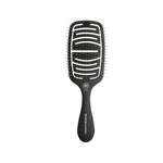 Olivia Garden Hair Brush - Essential Care Flex Thick Hair Bristles Matt Black for Gentle Detangling