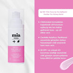 Mia Klinika SPF 50+ Pink Tone Up Sunscreen Cream - Moisturizing, Tone Evening, UV Protection